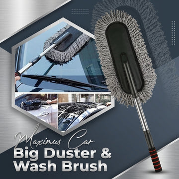 Microfiber Car Duster Expandable Wet & Dry Cleaning Brush